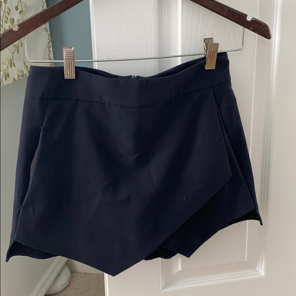 Navy Aqua Skort